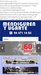 Mobile Screenshot of mendigurenyugarte.com
